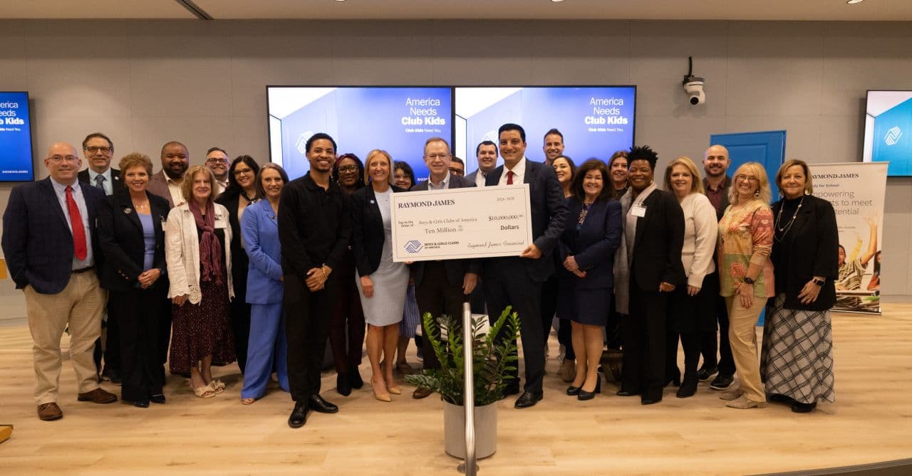 $10M Partnership Between Raymond James Financial and Boys & Girls Clubs Targets Academic Success