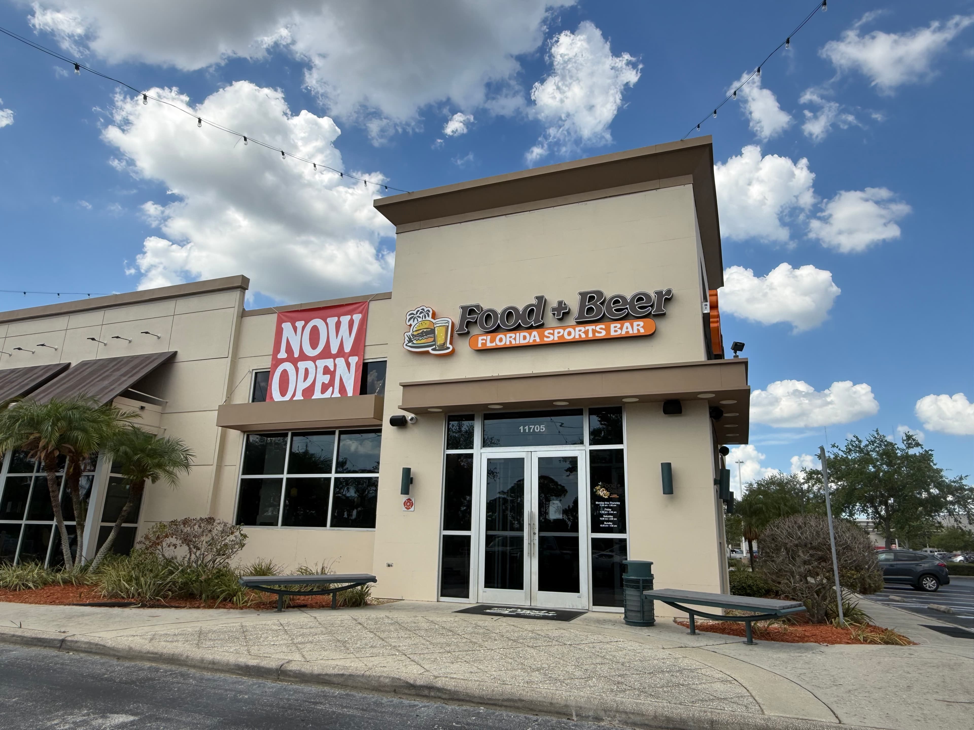 Now Open Food + Beer Florida Sports Bar location in Florida