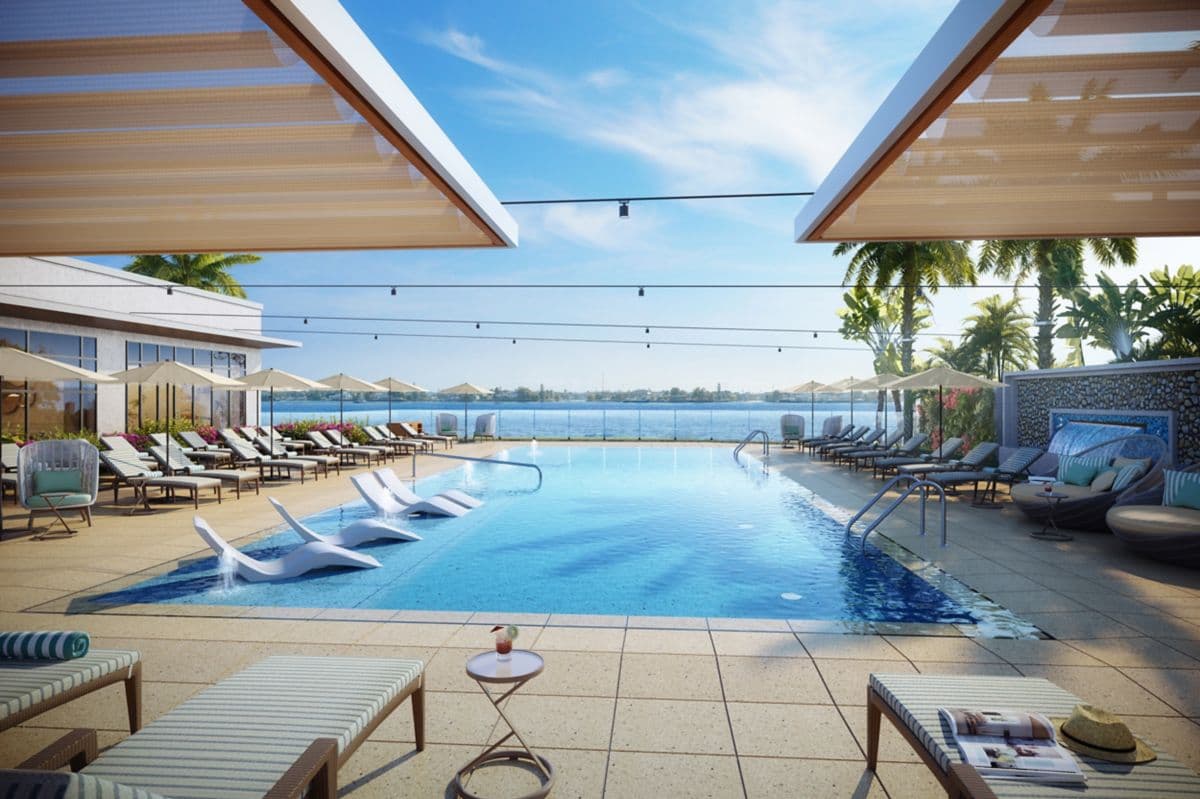 a pool